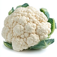 Wall Mural - photo of a cauliflower, hd, isolated on white background