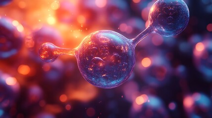Glowing Molecules Nanotechnology Abstract Background