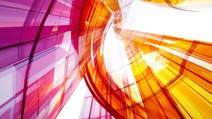 Poster - Vibrant Abstract Design with Natural Lighting Effects