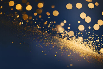 Wall Mural - abstract background with shiny particle and bubbles