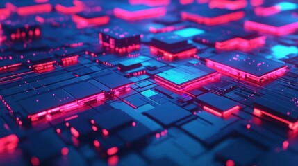 Poster - Cybersecurity Layers with Digital Protection Elements