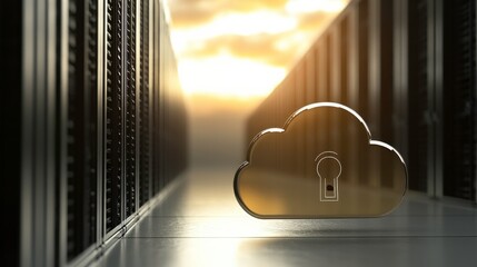Poster - Digital Storage Lock Concept in Soft Focus Light