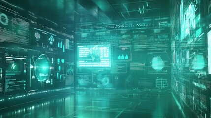 Poster - Futuristic Data Analytics in a Modern Office Environment