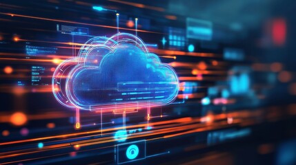 Poster - Modern Cloud Computing Concept for Business Solutions