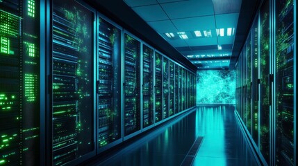Poster - Sustainable Data Center with Natural Lighting and Eco Design