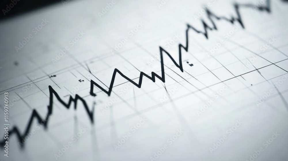 Fluctuation Line Analysis of GDP fluctuation over the last decade. Featuring line graphs ...