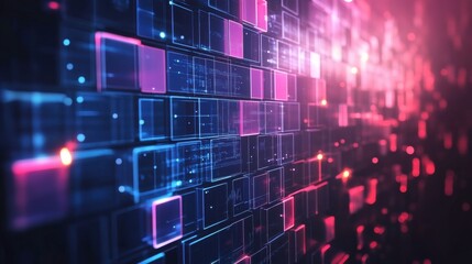 Poster - Abstract 3D Analysis with Soft Light and Clean Background
