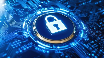 Poster - Bright Security Technology with Clean Background