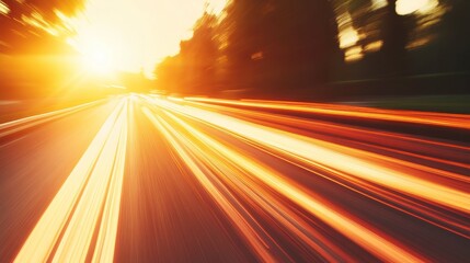 Fototapete - Dynamic Light Response in Modern Technology Environment