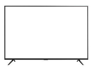 Aufkleber - Flat screen TV frame with transparent screen and background (png image), useful for TV design templates