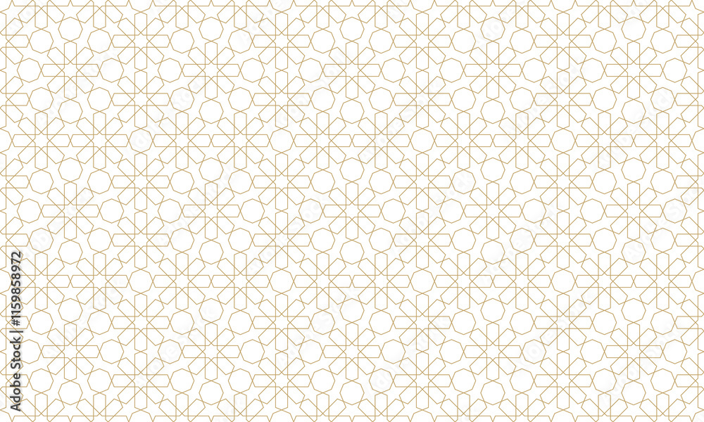 Pattern Arabian Seamless geometric pattern in authentic arabian style. Stock Vector ...