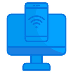 Wi-Fi  Icon Element For Design