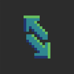 Leinwandbilder - 	
this is share icon in pixel art, this item good for presentations,stickers, icons, t shirt design,game asset,logo and project.