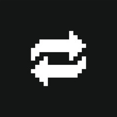 Leinwandbilder - 	
this is share icon in pixel art, this item good for presentations,stickers, icons, t shirt design,game asset,logo and project.