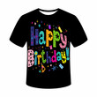 © Jhon - Happy Birtyday  T-shirt design image for illustration.