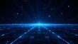 © Ranazain - Blue Network Connections – Abstract Digital Background with Connected Nodes and Lines