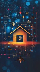 Poster - Visualization of Smart Home Technology and Digital Connectivity System