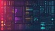 © Aysel - Programming paradigms word concepts blue banner. Program code. Infographics with editable icons on color background. Isolated typography. Vector illustration with text. Arial-Black font used