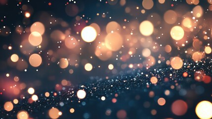 Poster - Soft Glowing Bokeh Lights Creating a Magical Dreamy Background