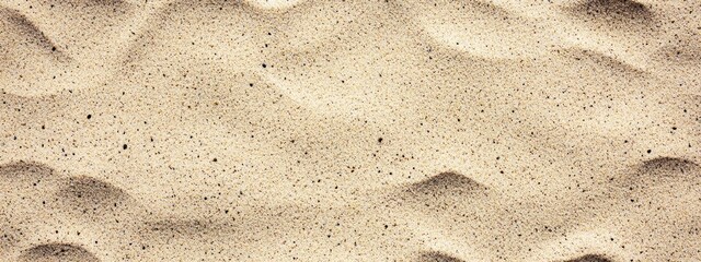 Poster - Close-up of textured sand with subtle waves and grains.
