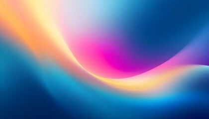 Fototapete - Smooth and blurry colorful gradient mesh background. Modern bright rainbow colors. Modern blend colors grainy abstract gradient background. Neon mesh gradient background with vivid pink and blue hues