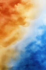 Poster - Dynamic watercolor gradients blending warm and cool tones.
