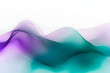 © Daniel - Abstract composition blurred gradients blending green and purple hues on a white background. The shapes are amorphous and fluid, evoking a dreamy, weightless atmosphere