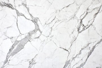 Poster - Elegant white marble surface with gray veining suitable for various design projects