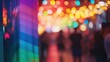 © The 2R Artificiality - Dreamy rainbow bokeh lights creating a vibrant and optimistic atmosphere ideal for festive and celebratory themes
