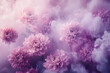 © Daniel - pink and purple chrysanthemums in muted colors with mauve smoke autumn color scheme