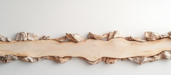 Poster - minimalist wooden wall decor with natural textures and light accents perfect for personalized text d