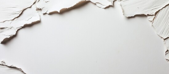 Poster - textured vintage paper with torn edges and ample blank space for customizable text or design element