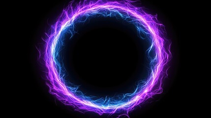 Poster - Dynamic energy sphere abstract background digital art vibrant colors close-up futuristic concept