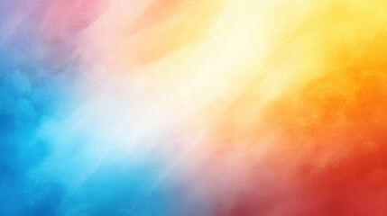 Vibrant Multicolor Abstract Background with Bold Brush Strokes