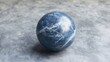 © Niroa - Blue marble with subtle shimmering lines