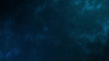 Poster - Dark abstract ambient color changing smooth black and blue cloud animation textured background design