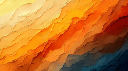 Wall Mural - Abstract Background Illustration - Orange, Yellow, Blue, Texture, Colorful, Gradient, Design, Art, Modern