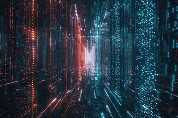 binary code background