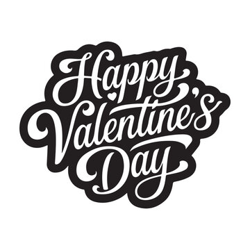 Valentines day background with heart pattern and typography of happy valentines day text . Vector illustration. Wallpaper, flyers, invitation, posters, brochure, banners..
