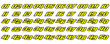 © mhs project5 - Set of racing number, start racing number, sport race number vector illustration