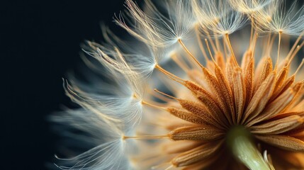 Beautiful symbolic macro image of fragility in form of round. Abstract image.
