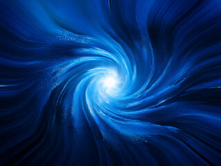 Aufkleber - A mesmerizing blue vortex spirals inward, radiating light from its center.  The swirling pattern evokes a sense of depth and movement, possibly representing a portal or cosmic event.