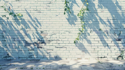  old white brick wall background