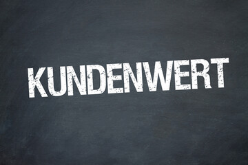 Canvas Print - Kundenwert	
