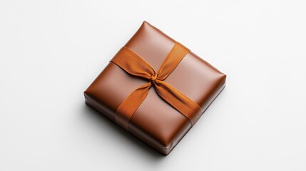 Wall Mural - Wrapped Chocolate Box with Ribbon. Generative AI