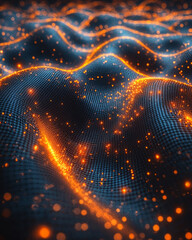 Leinwandbilder - A conceptual image of quantum computing,