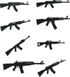 © ShirinSultana - set of guns vector illustration