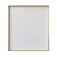 Poster - empty picture frame with light background for art display purposes