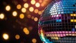 © julfiar - Disco ball light reflection background