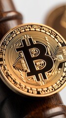 Poster - Cryptocurrency regulation insights global financial hub digital asset analysis urban environment close-up perspective modern economy